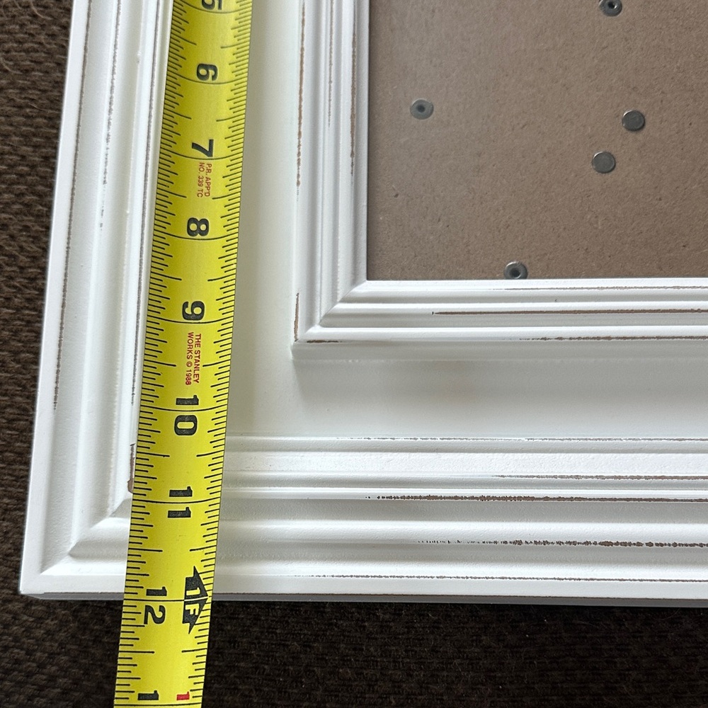 Distressed White Photo Frame - Picture 2 of 7